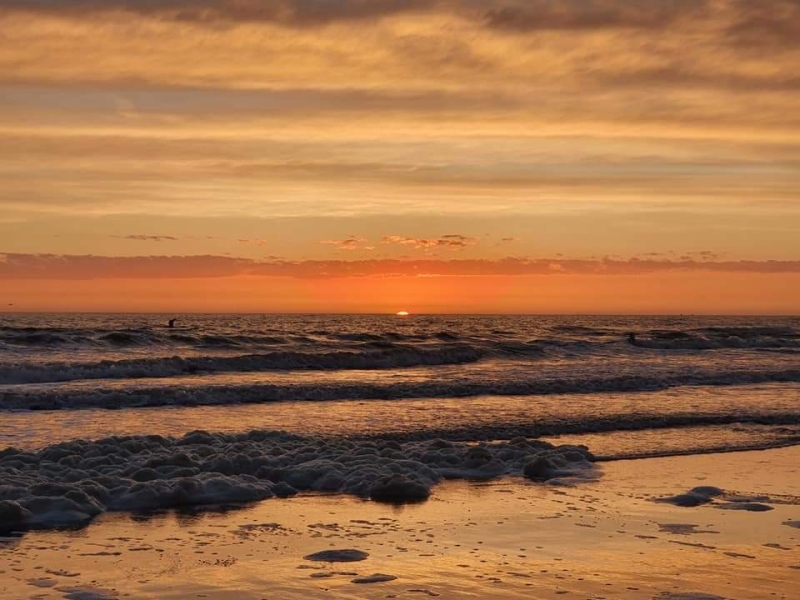 Losse foto Den Helder Zonsondergang