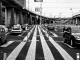 Losse foto Amsterdam Sloterdijk Parkeerplaats zwart-wit 10x15